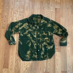 Custom Tie Dyed Thread & Supply Jacket 100% Cotton Small